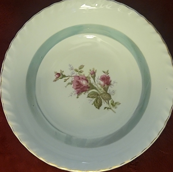 From Japan Other - Vintage Westwood Bone China Elegant Lusterware‎ Floral Gold Rim Serving Bowl